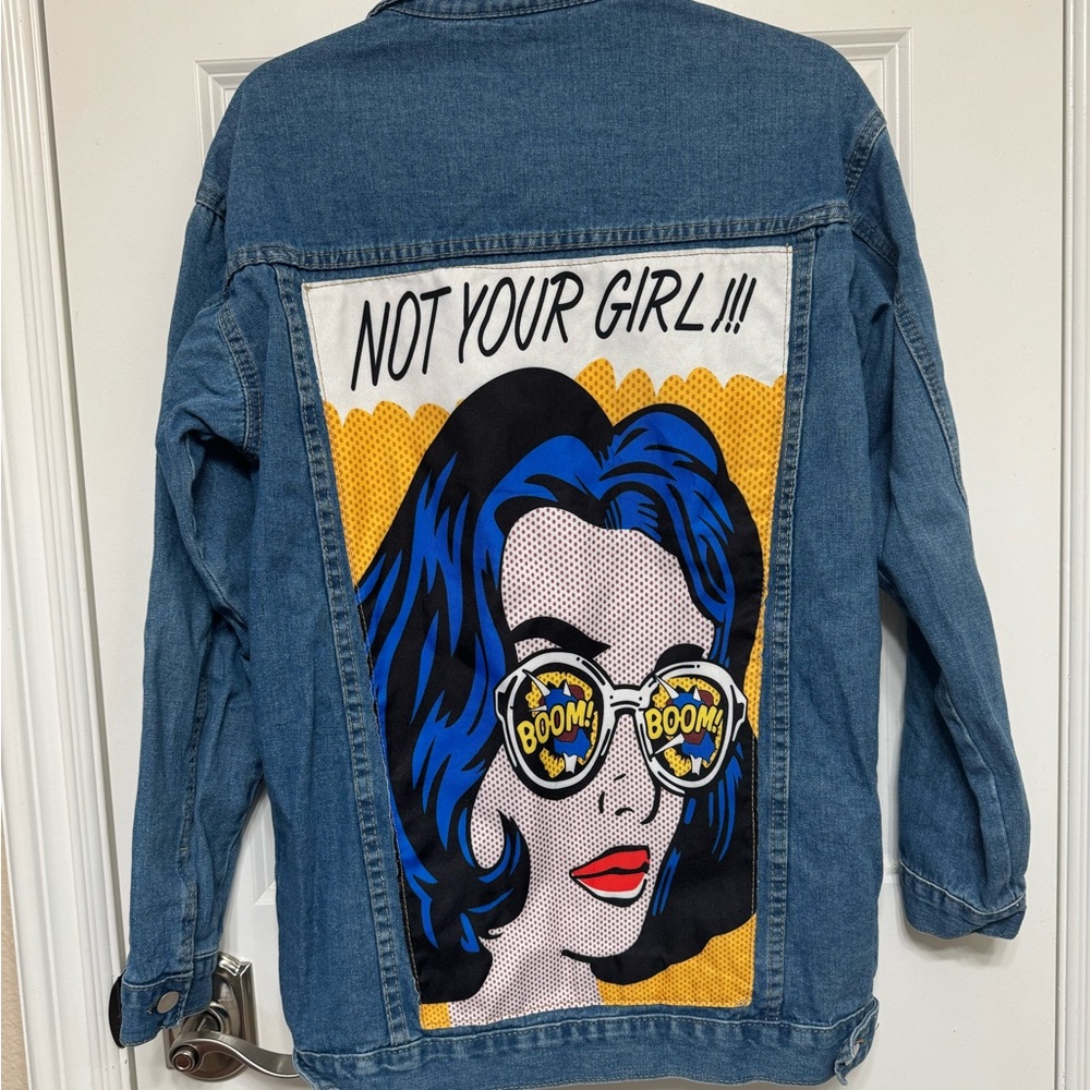 SHEIN Classic Blue Denim Pants